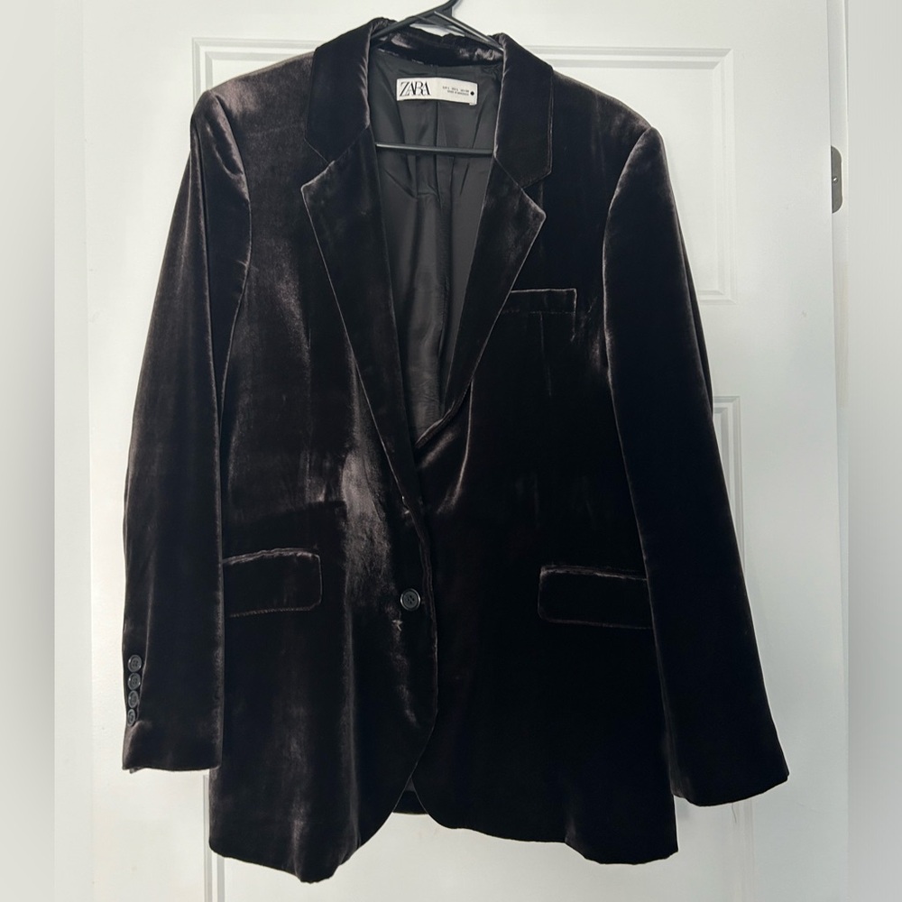 Black Velvet Blazer
